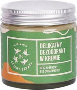 Immagine prodotto Mydlarnia Cztery Szpaki MYDLARNIA CZTERY SZPAKI Delikatny dezodorant w kremie bez dodatku sody Bezzapachowy 60ml (60 ml)