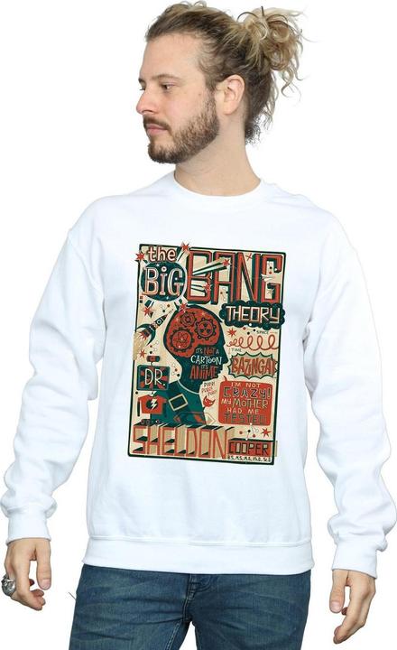 Produktbild Big Bang Theory Infografik Poster Baumwoll Sweatshirt (L)