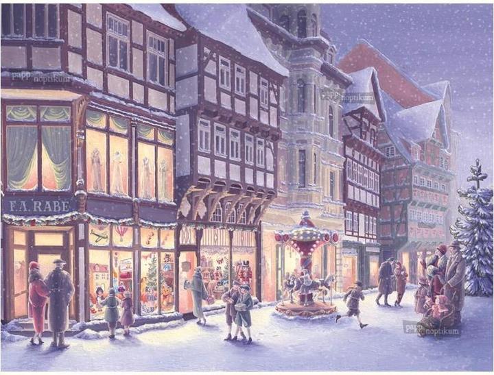 Pappnoptikum Old Town Stroll Quedlinburg (Calendrier de l'Avent)