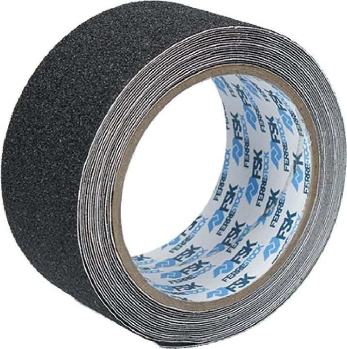 Actual product image FSK Klebeband 5 m x 50 mm Schwarz Antirutsch (50 mm)