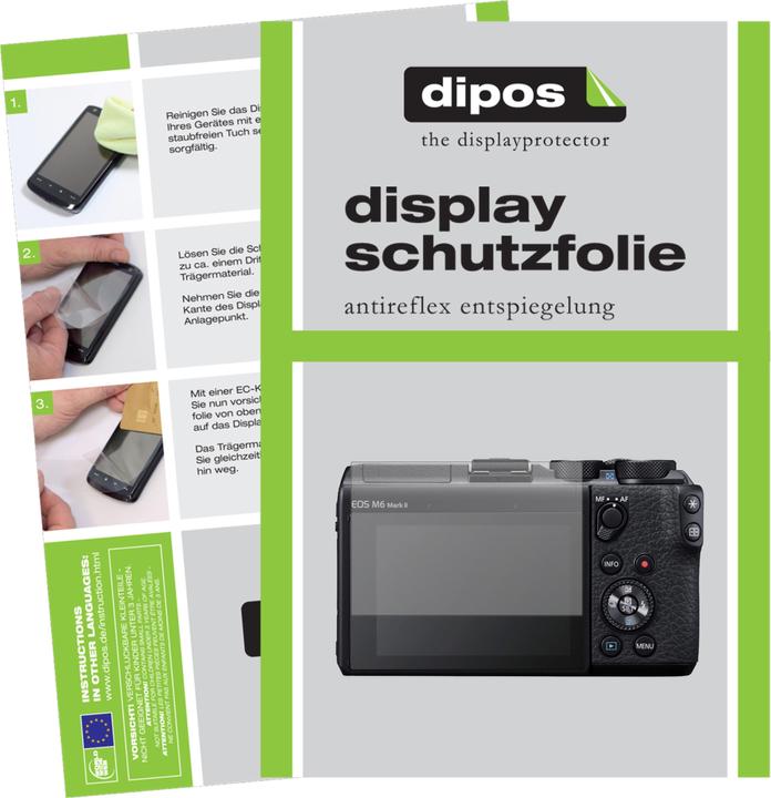 Dipos Displayschutzfolie Antireflex (Displayschutz, EOS M6 II)