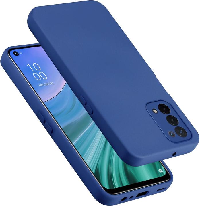 Actual product image Cadorabo Case for OPPO A54 5G / A74 5G TPU in liquid protection silicone design (Oppo A74 5G)