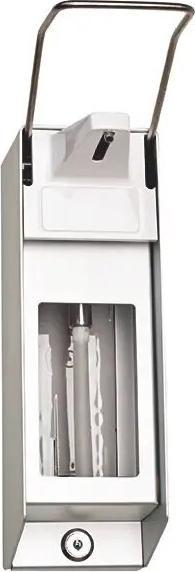 Actual product image Servoprax Wall dispenser Universal 500 ml with long arm lever and stainless steel pump