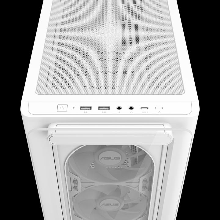 Actual product image ASUS Go A23 PLUS TG ARGB WHITE (Mini-ITX, mATX)