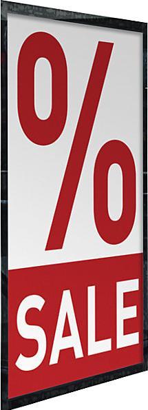 Actual product image Durable DURAFRAME® POSTER information frame, self-adhesive, for format A1, black, pack