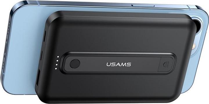 Actual product image Usams Magnetic Wireless Fast Charging Power Bank (10000 mAh, 22.50 W, 15 Wh)