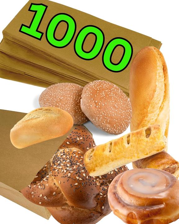 Actual product image Loxato Brottüten Papier-Set (1000 Stück) (1000 x)