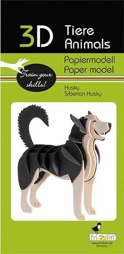 Immagine prodotto Fridolin Modello di carta 3D "Husky