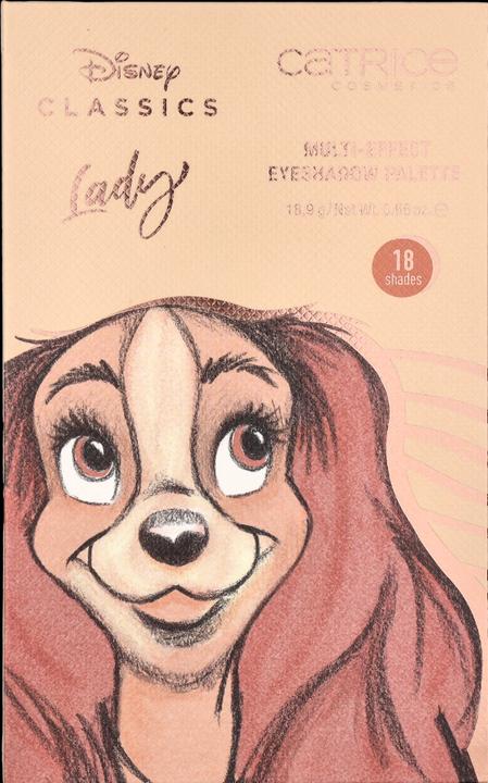 Actual product image Catrice Disney Classics Lady Eyeshadow Palette