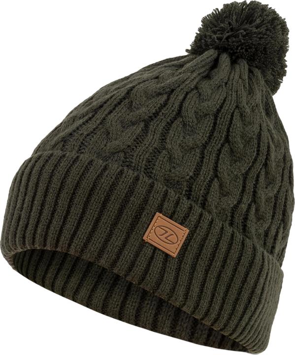 Highlander Beira Lined Bobble Hat - Olive