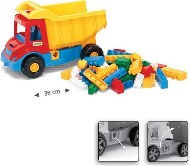 Actual product image Wader truck with blocks 38x27x20cm, 32330