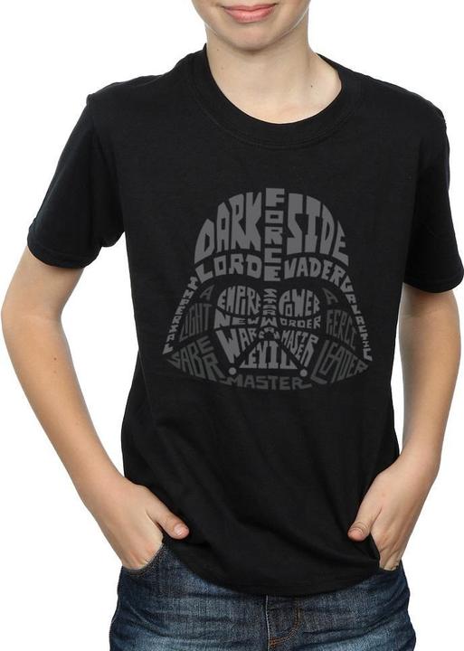 Produktbild Star Wars Darth Vader Text Head TShirt Jungen (116)