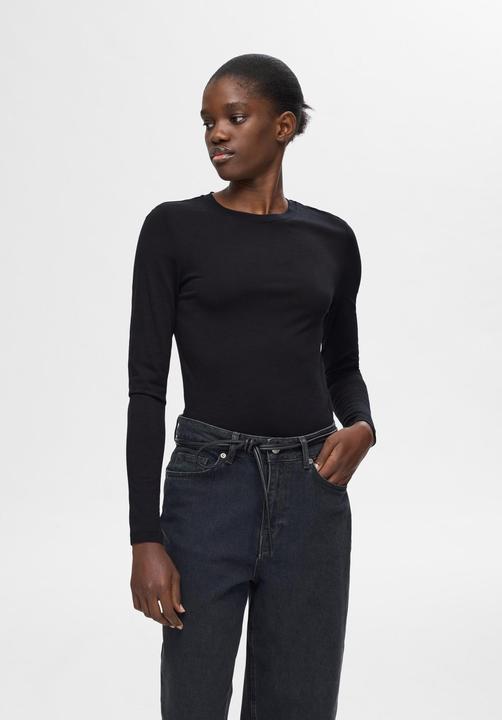 Image du produit Selected Femme 100% Woll Oberteil mit langen Ärmeln (M)