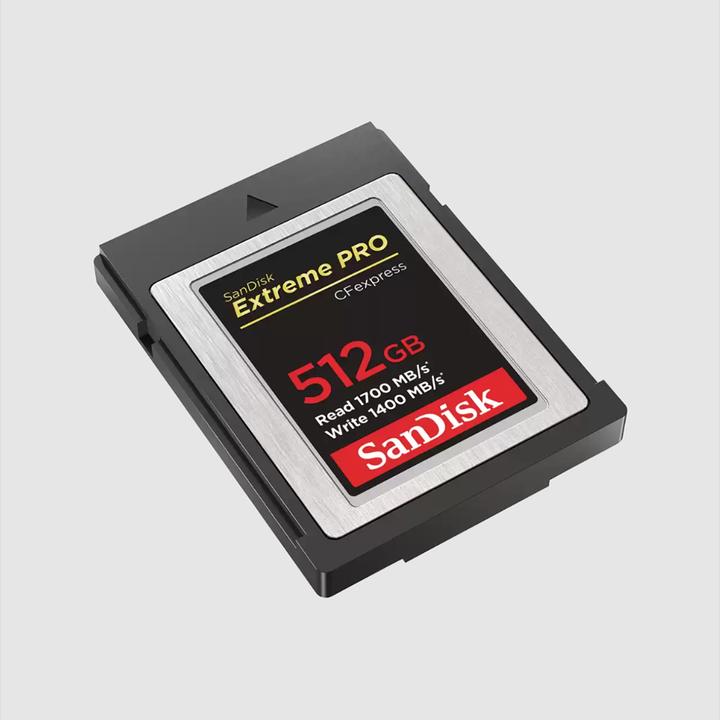 Actual product image SanDisk Extreme Pro (512 GB, CFexpress type B)