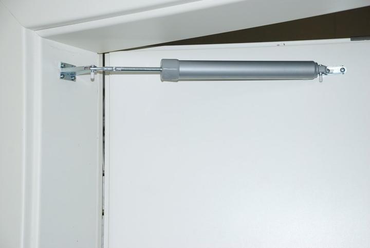 Productafbeelding Mannesmann Pneumatische deurdranger, wit (Kamerdeur, Houten deur, Interieur)