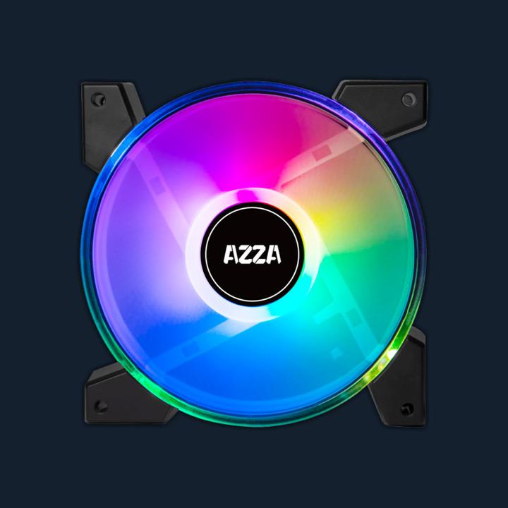 Actual product image Azza Hurricane II Digital RGB (120 mm, 4 x)