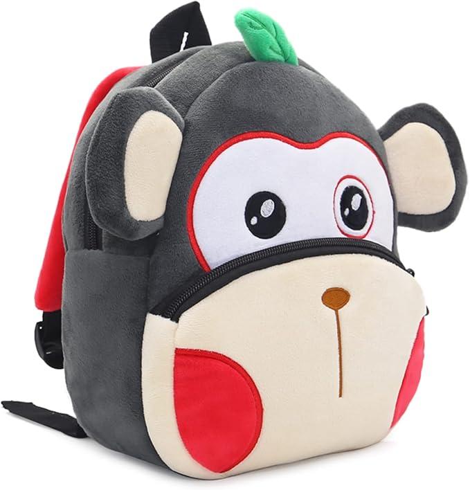 Produktbild Only-Bags.Store Polyester Schultasche, niedliche Tier Plüsch Rucksack, Outdoor-Urlaub kleine Tasche