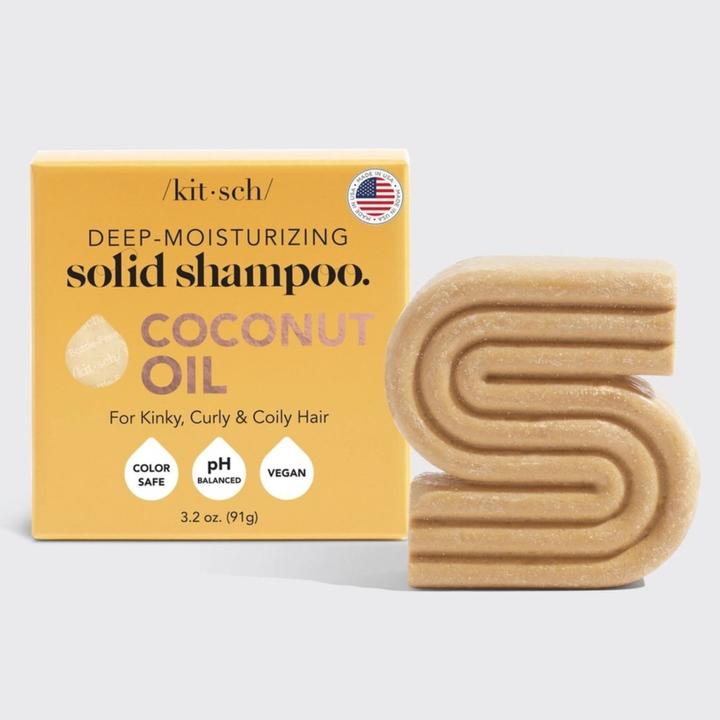Actual product image Kitsch Solid bar with coconut oil (Solid shampoo)