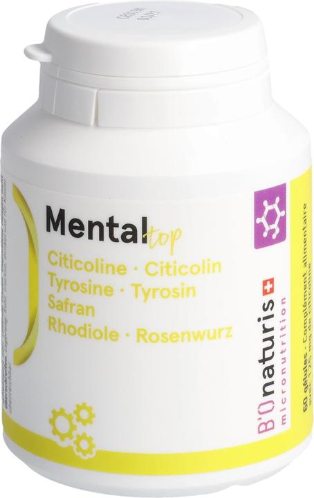 Actual product image B'Onaturis BIONATURIS Mental Top Caps Ds 60 (60 Piece, Capsules, 70 g)