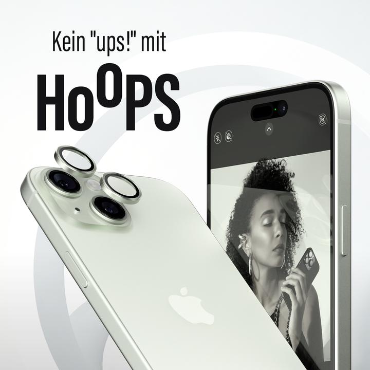 Image du produit PanzerGlass Hoops Camera Lens Protector (1 pièce(s), Apple iPhone 15, Apple iPhone 15 Plus)