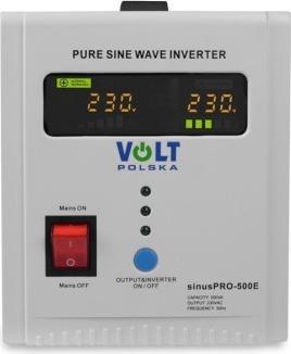Actual product image Volt Polska UPS Volt Sine Pro 500 E (3SP050012E) (2000 VA, 500 W, Online double converter UPS)