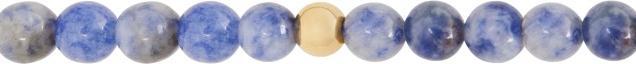 Immagine prodotto HCA Bracciale di pietre vere Pietre della natura - Sodalite blu (17.50 cm, Sodalite blu)