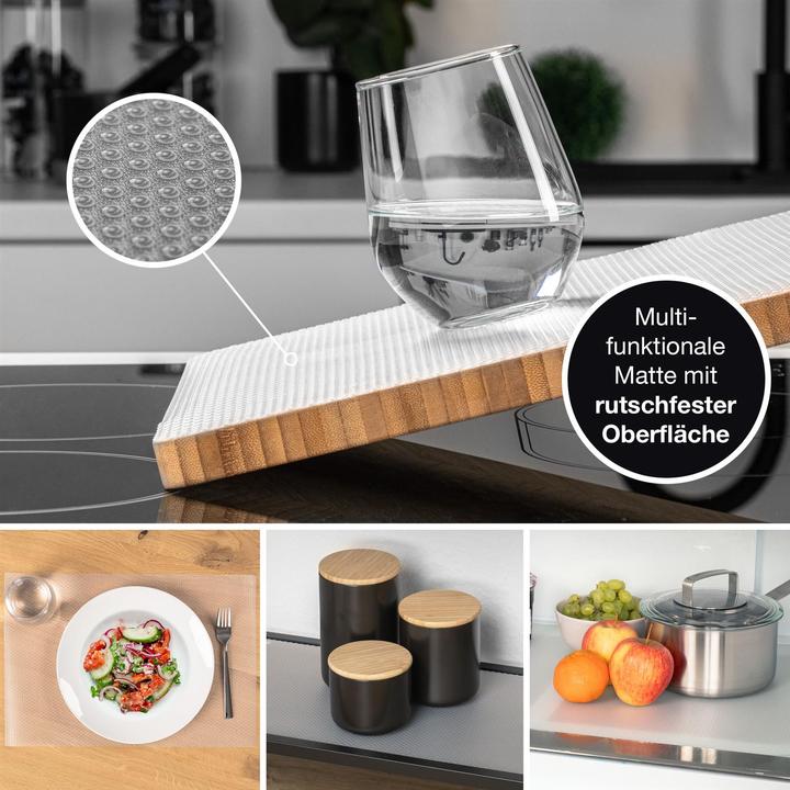 Immagine prodotto Moritz & Moritz tappetino trasparente per cassetti largo 30 cm - tappetino antiscivolo per cassetti 30x200 cm