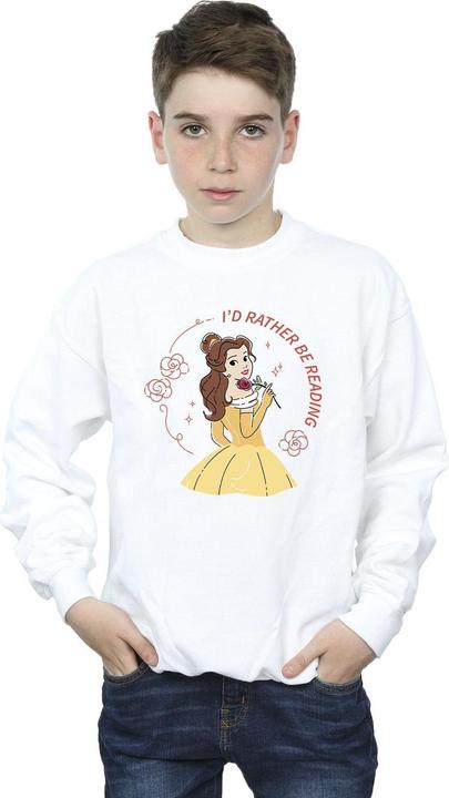 Immagine prodotto Disney Beauty And The Beast I'd Rather Be Reading Felpa Ragazzi (116)