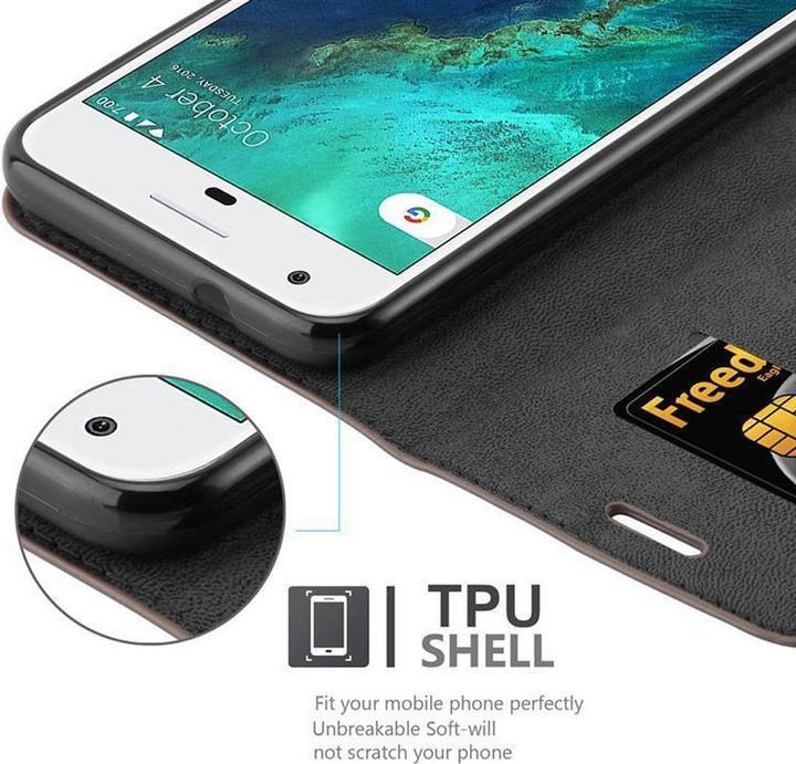 Actual product image Cadorabo Book Invisible Magnet Cover (Google Pixel)