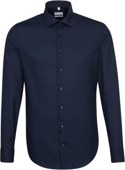 Immagine prodotto Seidensticker Camicia Slim Fit Business Kent Patch 12 blu scuro (M)