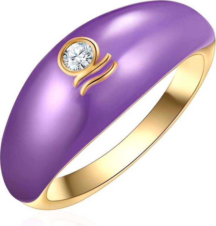 Image du produit Glanzstücke München Bague femme signe astrologique Balance - 35966 (48, Argent 925)