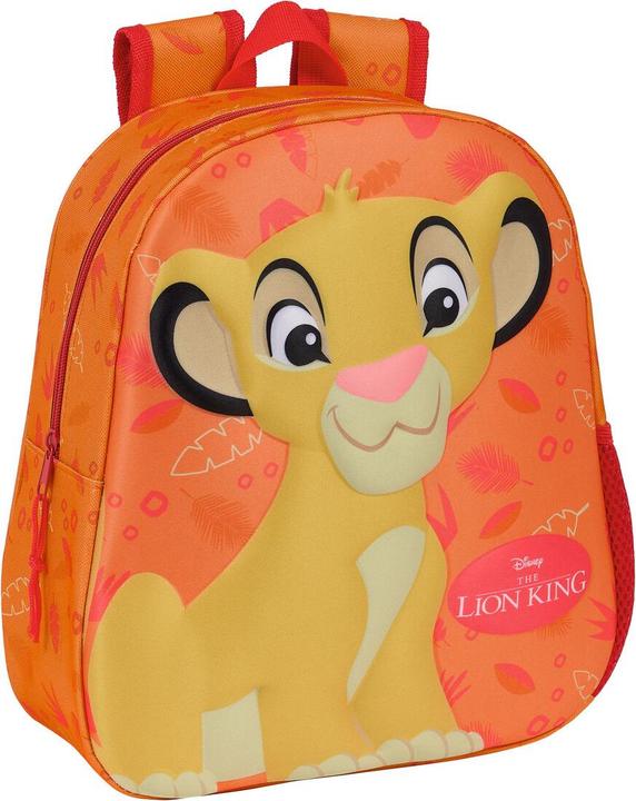 Actual product image The Lion King Children's rucksack 3D Orange 27 x 33 x 10 cm