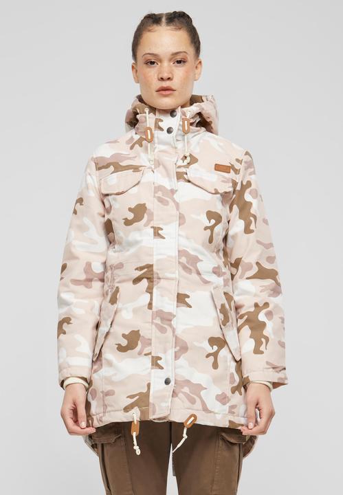 Actual product image Brandit Women's Marsh Lake Parka size XS colour candy/camouflage pattern (XS)
