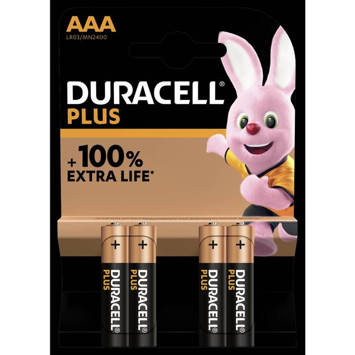 Actual product image Duracell Plus (4 pcs., AAA, 1175 mAh)