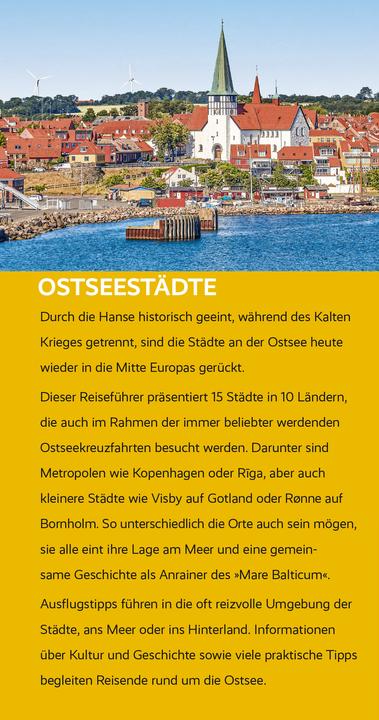 Produktbild Reiseführer Ostseestädte (Deutsch, André Micklitza, Christian Nowak, Gunnar Strunz, Rasso Knoller, Hinnerk Dreppenstedt, Volker Hagemann, Corinna Grulich, 2024)