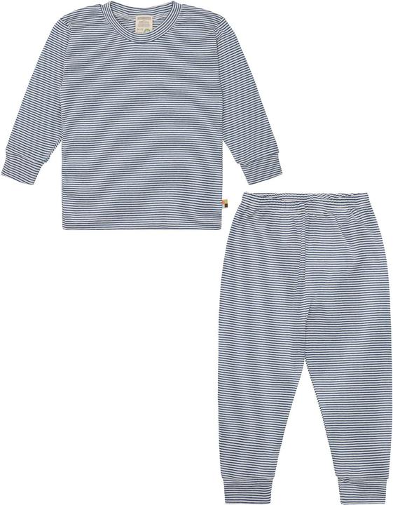 Image du produit loud + proud Pyjama à rayures en fines côtes (122)
