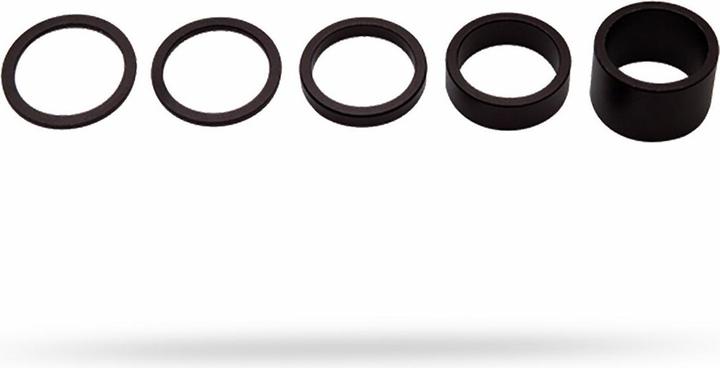 Immagine prodotto PRO Distanziale sterzo 28,6 mm in alluminio set 2, 5, 10, 20 mm nero