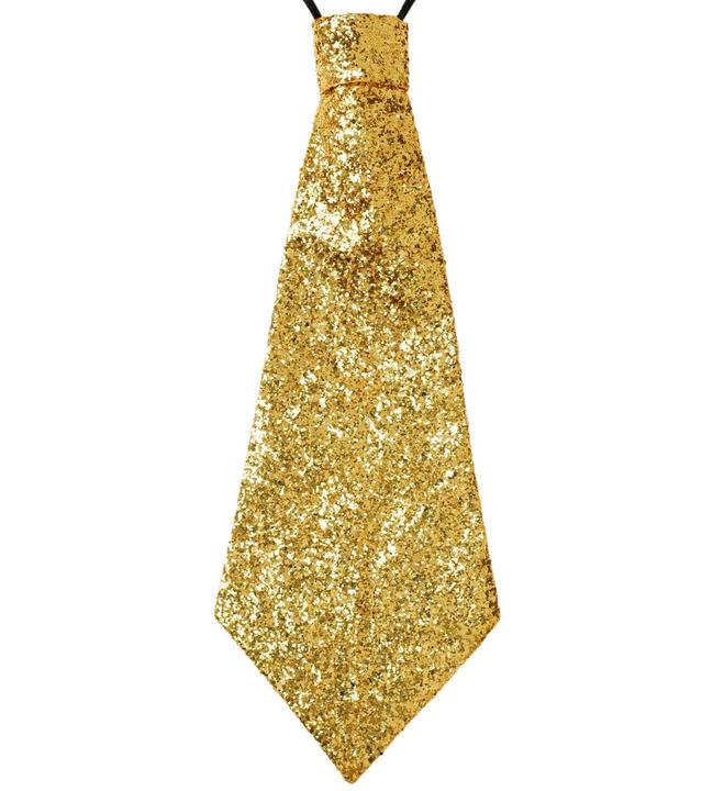 Produktbild Widmann Goldene Lurex Krawatte mit Gummiband