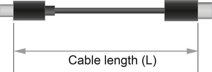 Actual product image Delock USB extension cable (0.50 m, USB 3.1)