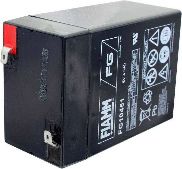 Immagine prodotto Fiamm Akku FG10451, 6Volt 4,5Ah 3FM4.5 (6 V, 4.50 Ah)