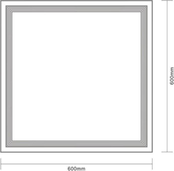 Produktbild Okko LED PANEL LIGHT 6060 36W 70LM/W IP20