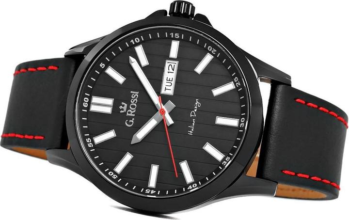 Actual product image Gino Rossi WATCH G. ROSSI - 8071A3-1A3 (zg334c) + BOX watch (Analogue wristwatch)