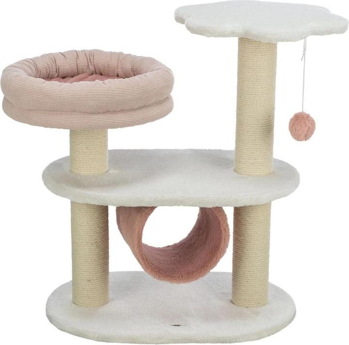 Image du produit Trixie Arbre à chat Isabella, 70 cm vieux rose/blanc (70 cm, Rose sombre, Blanc)