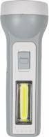 Image du produit ProPlus Lampe torche 1W LED + 1W COB rechargeable grise