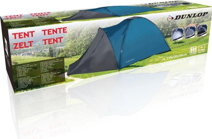 Actual product image Dunlop 3 persons (210x220x130cm) (Dome tent, 3 persons)