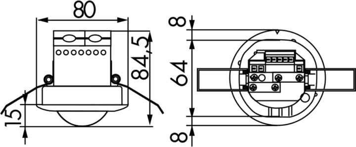 Actual product image BEG 92164 Presence detector PD2-M-2C-11-48V- (12 m)