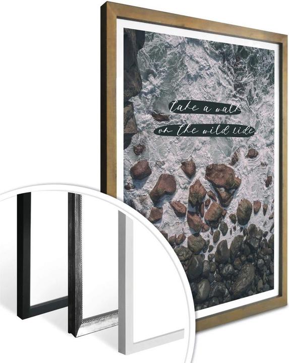 Immagine prodotto Trenddeko Mappa topografica del mondo - in bianco e nero (50 x 60 cm)