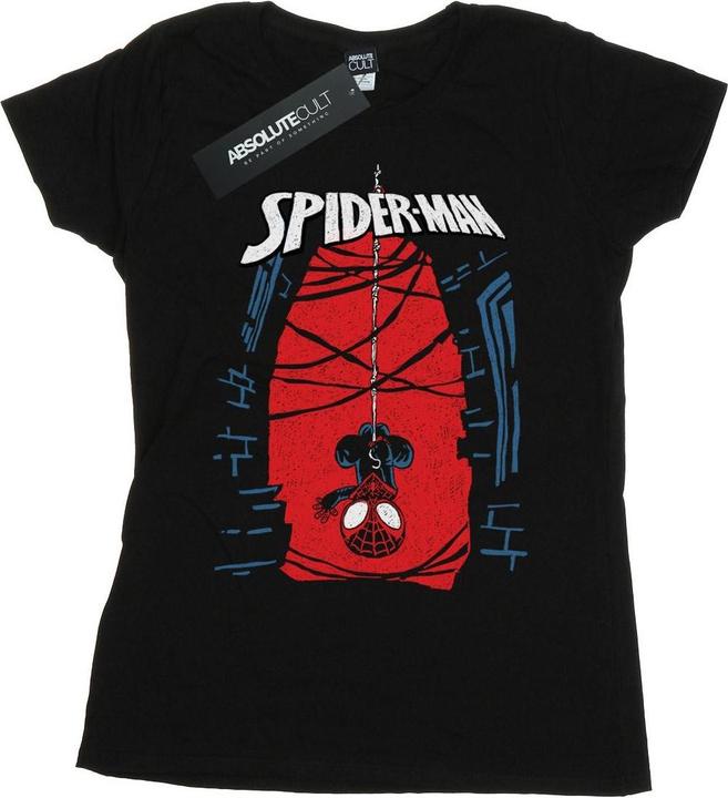 Immagine prodotto Spider-Man Hanging Sketch Maglietta Donna (XXL)