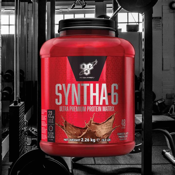 Image du produit BSN Syntha 6, boîte de 2260 g (Gâteau au fromage à la vanille, Tourbillon de crème à la fraise, 1 pcs, 2270 g)