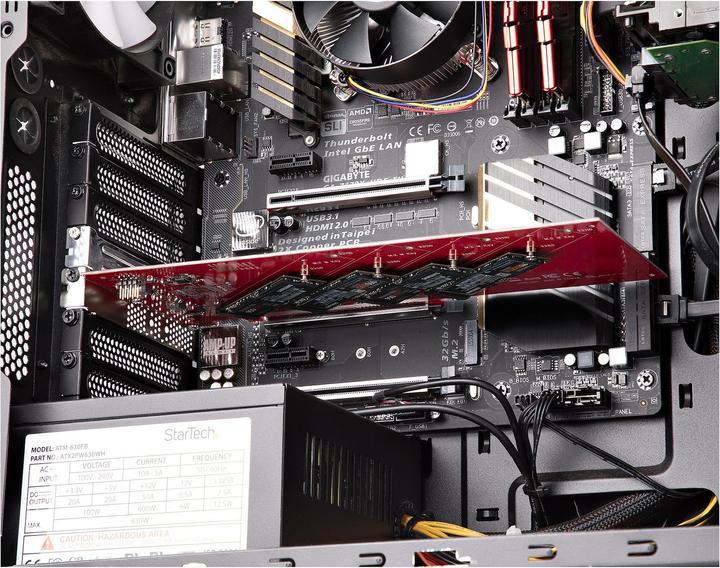 Produktbild StarTech Quad M.2 PCIe Adapter